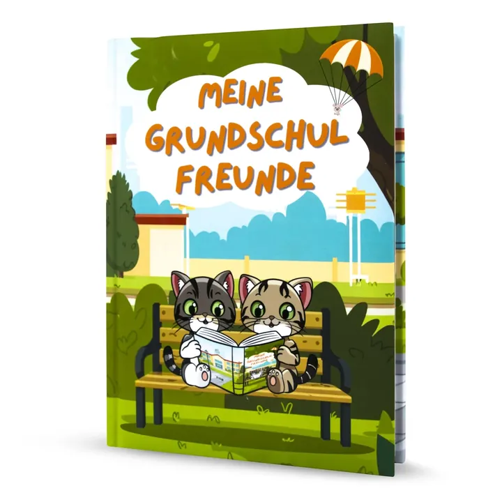 Freundebuch Grundschule Katzen – Cover vom Haasen Verlag